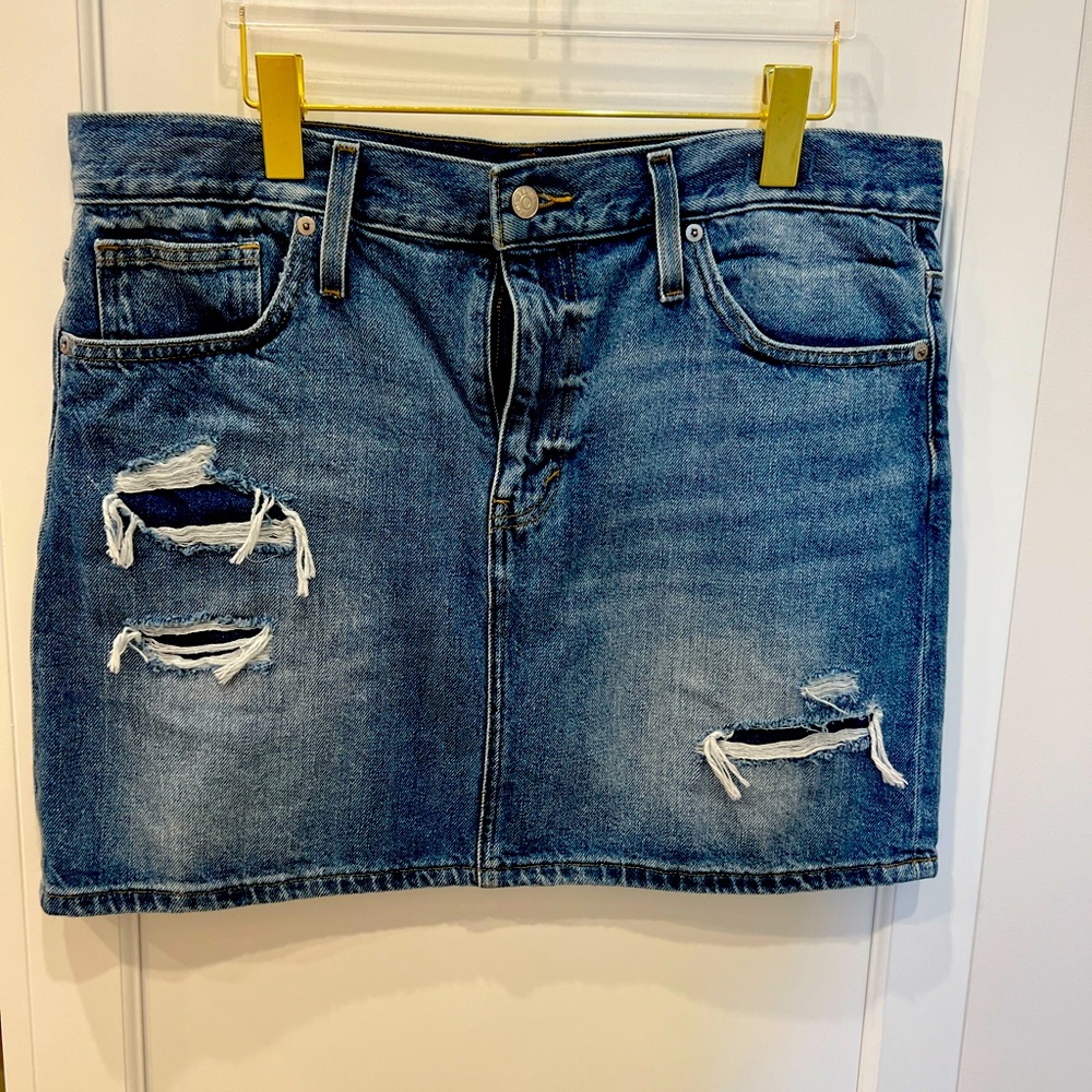 Madewell Jean Skirt
